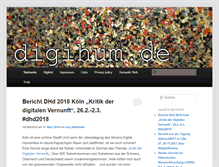 Tablet Screenshot of digihum.de